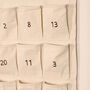 Personalised Canvas Advent Calendar Embroidered, thumbnail 3 of 12