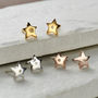 Diamond Star Stud Earrings, thumbnail 3 of 7