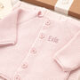 Baby Girl Pink Sparkle Cardigan And Blanket Gift Set, thumbnail 3 of 9