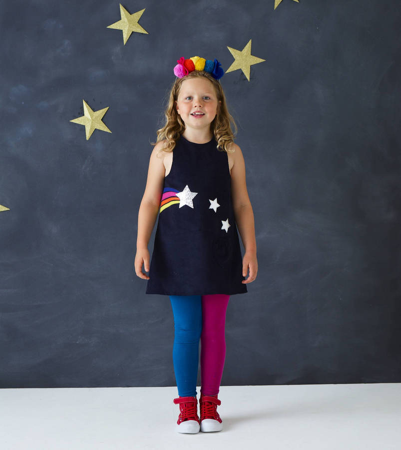 star gazer pinafore dress by wild things funky little dresses ...