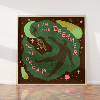 Dreamer Illustrated Print Unframed, 5 of 6