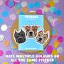 Personalised American Pitbull Dog Portrait Stickers, thumbnail 10 of 10