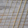 Curb Chain Belcher Chain Rope Chain In 9ct Yellow Gold, thumbnail 1 of 6
