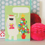 Personalised Christmas Polar Bear Card, thumbnail 1 of 4