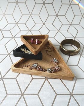 Wooden Triangle Tray, 2 of 4