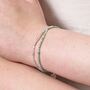 Semi Precious Stone Layered Beaded Bracelet, thumbnail 2 of 12