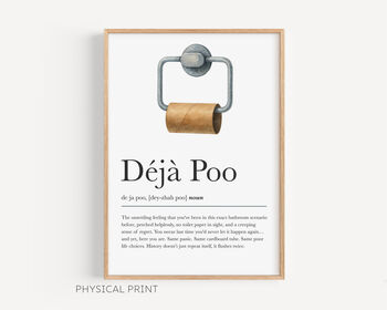 Funny Bathroom Wall Prints, 4 of 5