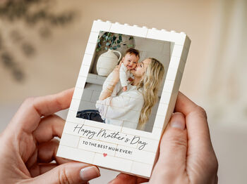 Personalised Photo Block Keepsake, Happy Mother's Day Gift For New Mums And First Mother's Day, 11 of 12