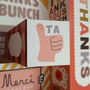 Mega Thanks Large Fold Out Card, thumbnail 4 of 4