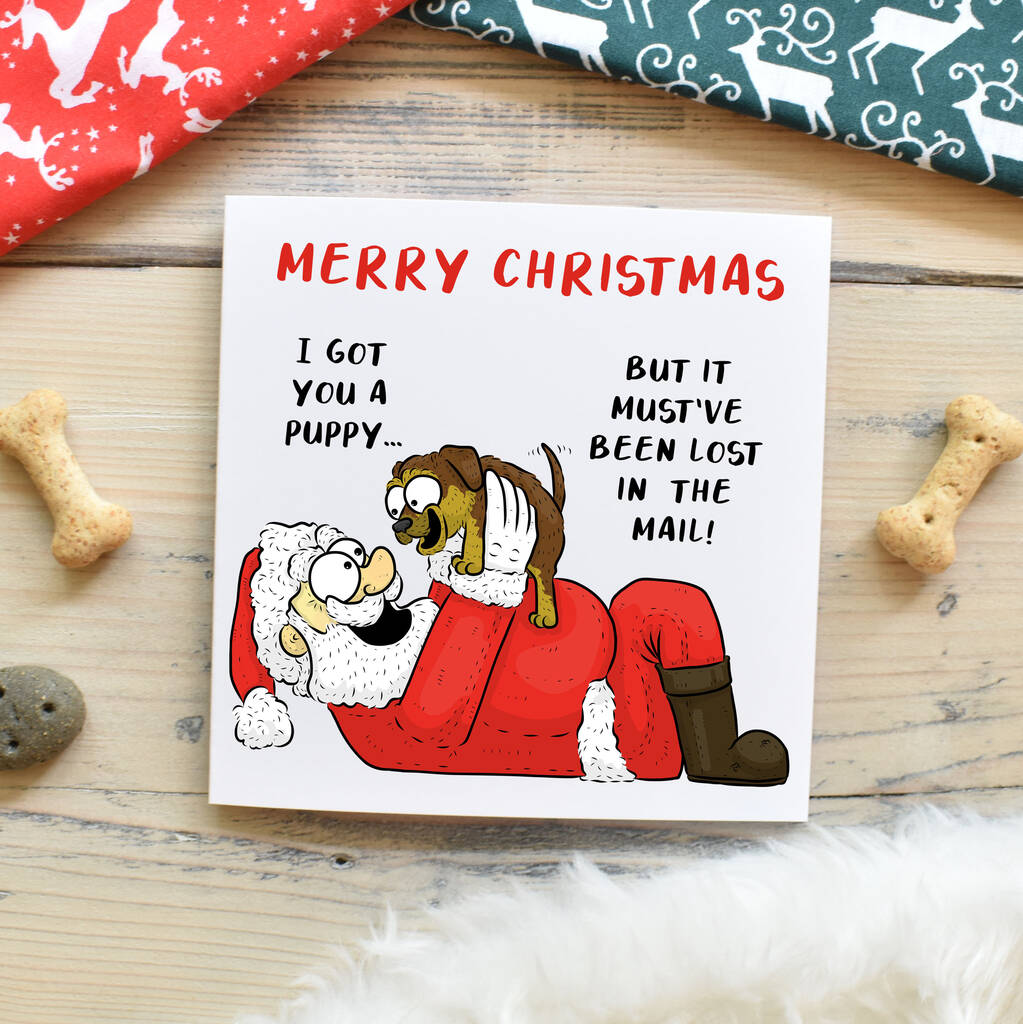 Lost In The Mail Christmas Card By Giddings Gifts