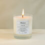 Handmade Calm Scented Soy Wax Candle Gift, thumbnail 2 of 5