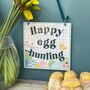 Happy Egg Hunting Easter Metal Sign, thumbnail 1 of 3