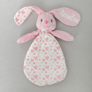 Personalised Bunny With Ears Comforter, 3 of 10