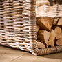 Anthien Buff Wicker Log Basket, thumbnail 4 of 6