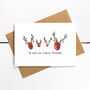 Christmas Reindeer Fingerprint Card Making Kit, thumbnail 2 of 10