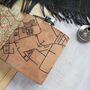 Personalised Road Map Hip Flask, thumbnail 6 of 9