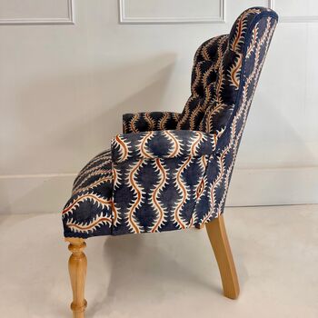 Statement Chair In Linwood Helter Skelter, 2 of 4