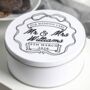 Customised Wedding Cake Tin, thumbnail 2 of 3