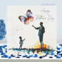 Father's Day Son To Dad Butterfly Card, thumbnail 1 of 12