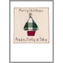 Personalised Christmas Tree Card For Him Or Her, thumbnail 7 of 12