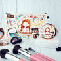 Girls Make Up Bag And Mirror Gift Set For Birthday, thumbnail 1 of 4