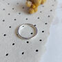 Stackable Dainty Sterling Silver Ring, thumbnail 3 of 7