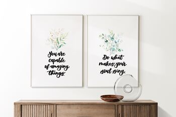 Do What Makes Your Soul Sing Inspirational Print, 8 of 8