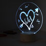 Personalised Couples Love Personalised LED Light, thumbnail 2 of 6