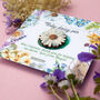 Personalised Teacher Thank You Wildflower Brooch, thumbnail 9 of 12