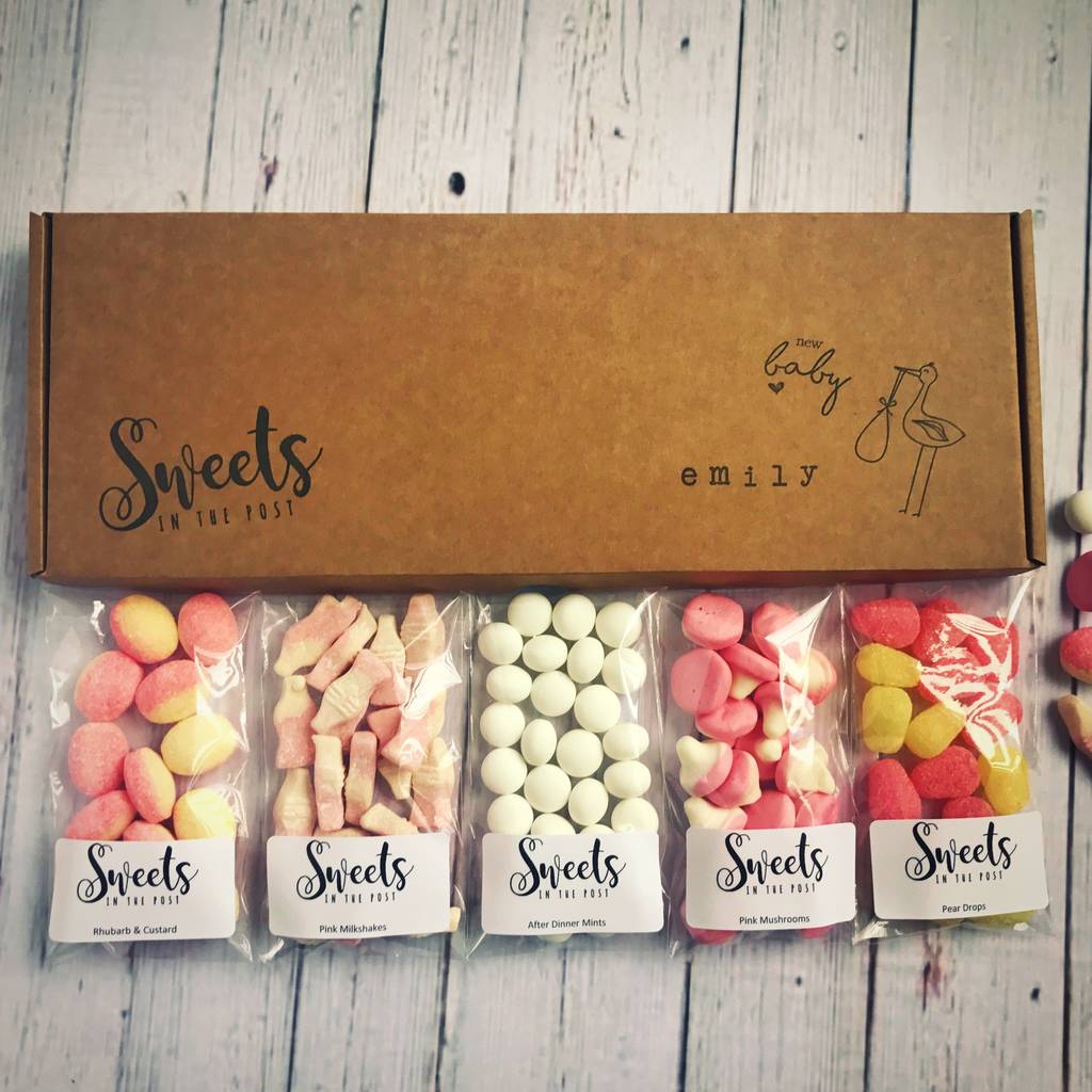 New Baby New Arrival Letterbox Sweets Gift Box By sweets in the post ...