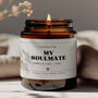 Anniversary Gift For Couples Romantic Soulmate Candle, thumbnail 6 of 8