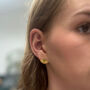 Peridot And Fan Earrings, thumbnail 1 of 3