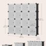 15 Cubes Storage Organiser Shelves Unit Plastic Closet, thumbnail 2 of 10