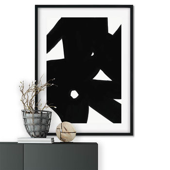 Abstract Line Art Print Black And White Modern Print, 2 of 7