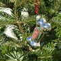 Personalised Dog Bone Christmas Tree Decoration With Gift Box, thumbnail 6 of 7