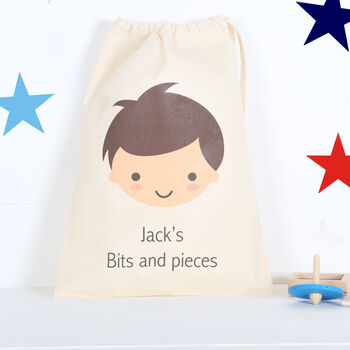 Boys Personalised Bits And Pieces Bag, 2 of 5