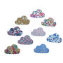 Liberty Print Iron On Applique Clouds, thumbnail 1 of 9