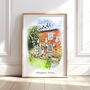 Personalised Watercolour Home, Church And Venue Art Print, thumbnail 6 of 11