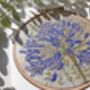 Agapanthus Flower Greeting Card, thumbnail 10 of 11