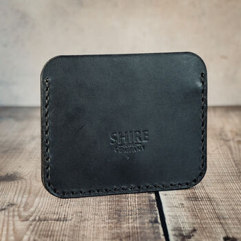 Personalised Leather Mens Minimalist Card Wallet, 5 of 12