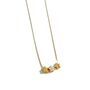 18k Gold Plated Delicate Star Cluster Necklace, thumbnail 1 of 2