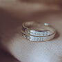 First Mother's Day Personalised Adjustable Silver Ring, thumbnail 2 of 6