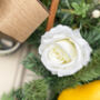 Partridge In A Pear Tree Faux Christmas Wreath, thumbnail 4 of 8