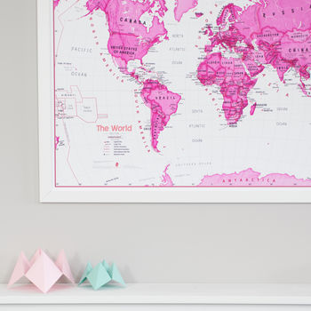 Kids Map Of The World Art Print, 6 of 12