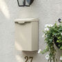 Outside Post Box In Charcoal Grey Or Cream, thumbnail 7 of 8