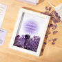 Amethyst Crystal Gift Framed Wall Art Chakra Décor, thumbnail 3 of 10