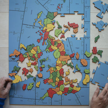 British Isles Counties And Sea Areas Puzzle, 2 of 8