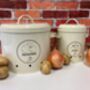 Cream Metal Potato Storage Tin – 21cm, thumbnail 9 of 9