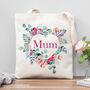 Floral Mum Tote Bag, thumbnail 1 of 2