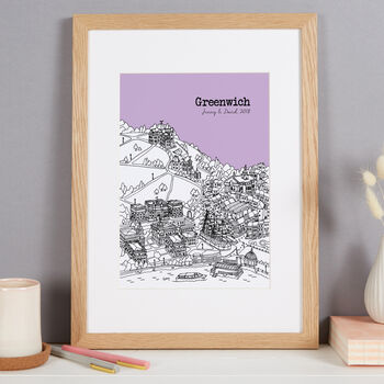 Personalised Greenwich Print, 7 of 10
